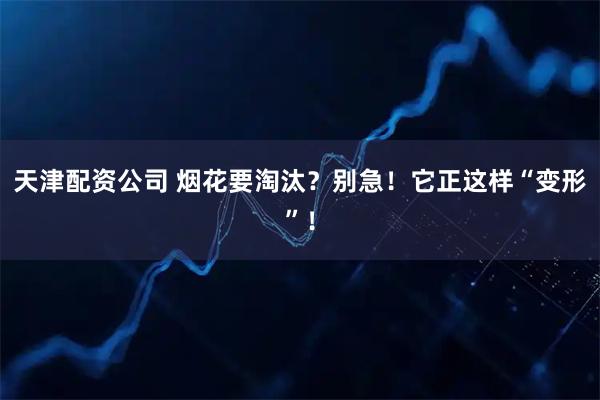 天津配资公司 烟花要淘汰？别急！它正这样“变形”！